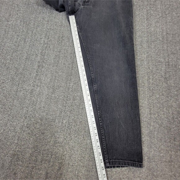 Vintage Wrangler For Women Jeans 18 x 32 Black High Waist Tapered Mom Denim - Picture 5 of 12